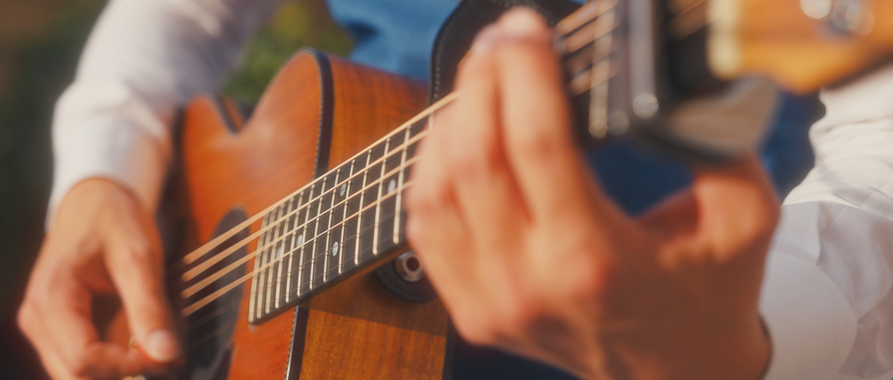 Guitar played during the celebration